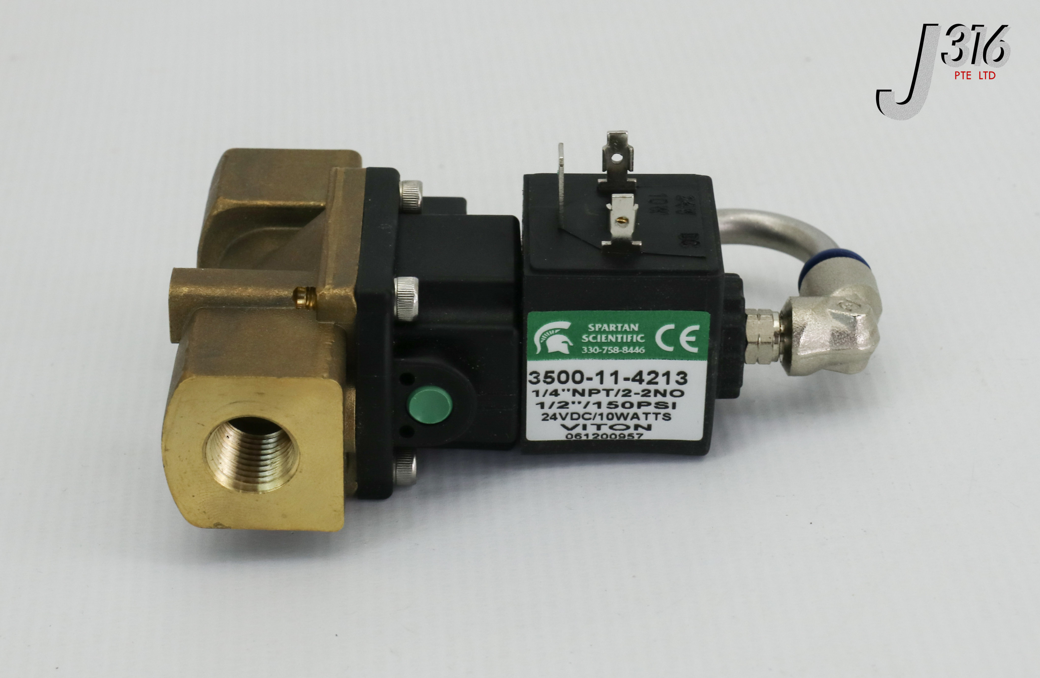 23709 Spartan Scientific 24vdc 2 Way No Solenoird Valve New